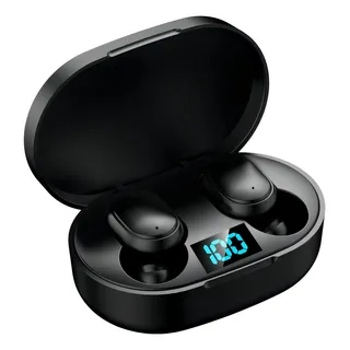 Fone De Ouvido Bluetooth 5.0 Par Sem Fio Duplo Premium Cor Preto Fone De Ouvido Bluetooth 5.0 Par Sem Fio Duplo Premium Cor Preto