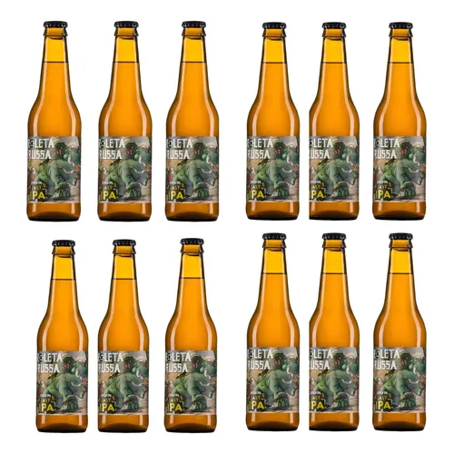Cerveja Artesanal Roleta Russa Double New England IPA 500ml