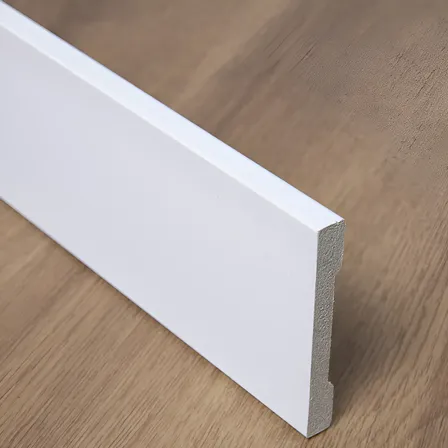 Zocalo De Pvc Blanco 7 Cm Anti Humedad Por Tira 2,85 M B-70 Blanco