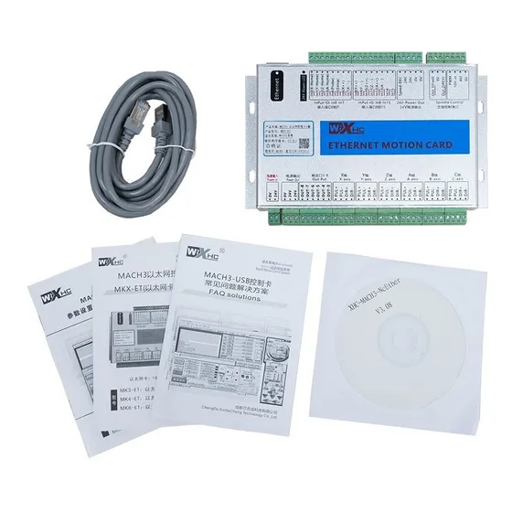 Tarjeta De Control Cnc Mach3 Ethernet 6 Ejes Industrial 2mhz