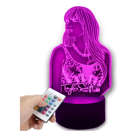 Lampara Led 3d Taylor Swift Gran Regalo Para Fan Eras Tour 