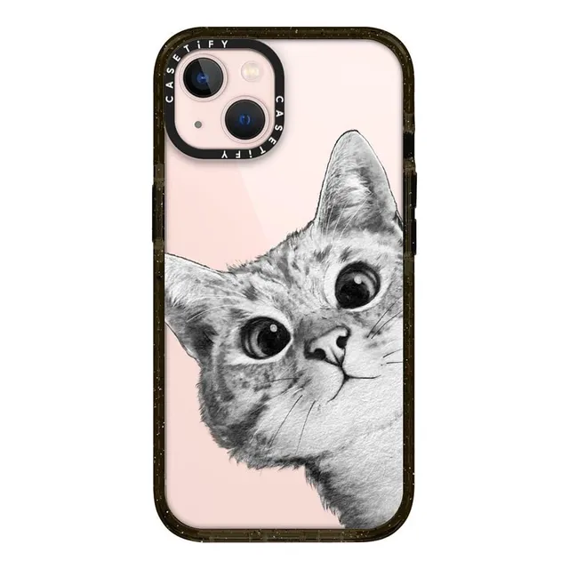 Funda Para iPhone 13 Rosa Dorado Plastico