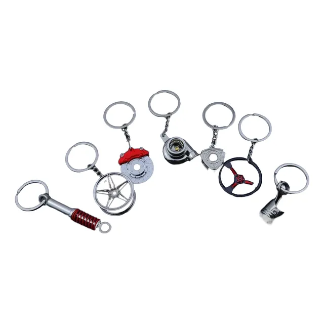 Llavero Para Autos Tunning Plateado