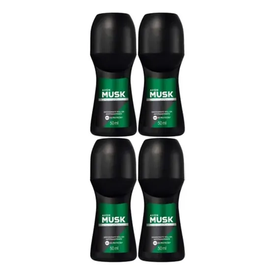 Musk Metropolitano Desodorante Roll-on De Hombre Avon Herbal