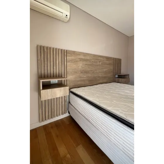 Respaldo Para Cama King Size Super Combo  Comoda 6 Cajones