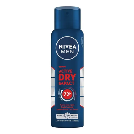 Antitranspirante Em Aerossol Nivea Active Dry Impact Man