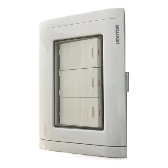 Placa Exterior Protector Con 3 Apagadores Interruptor