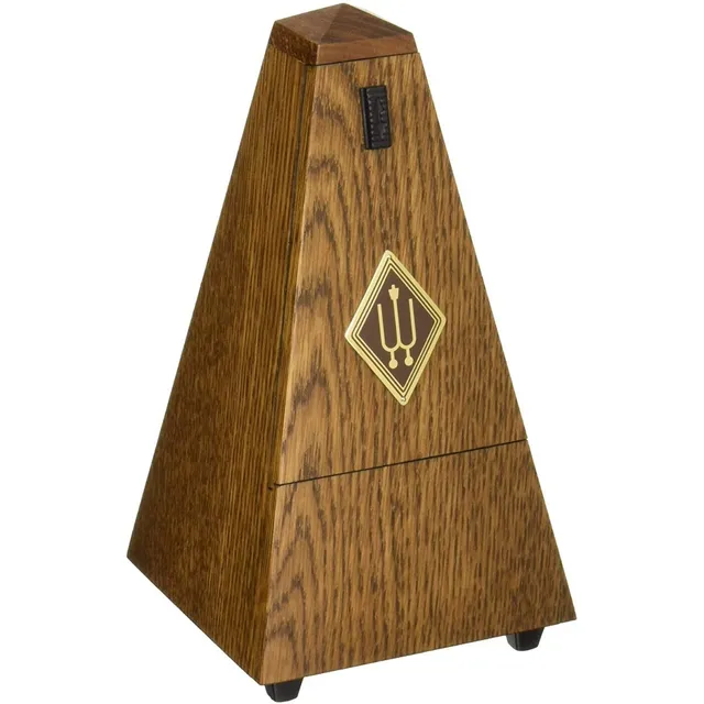 Metronomo Wittner 818 Piramidal De Madera Roble Pardo
