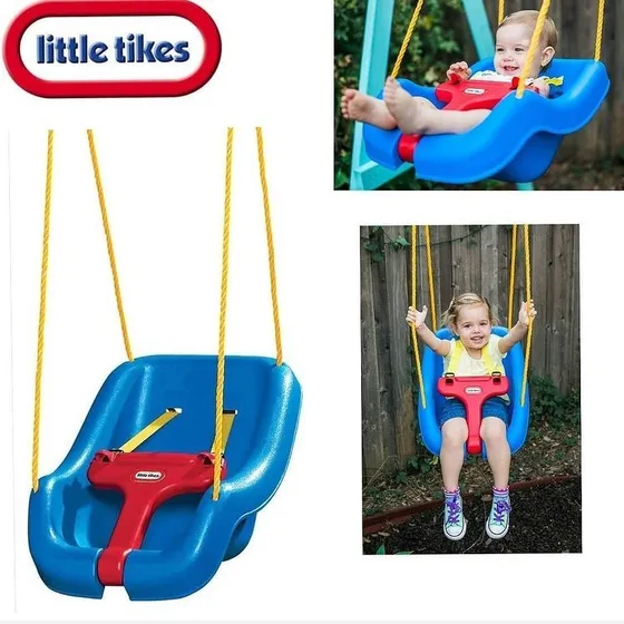 Columpio Infantil De Little Tikes 2 En 1 Color Azul 