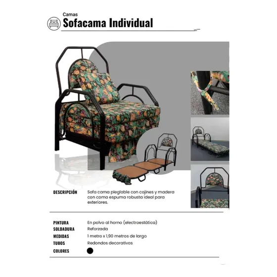 Sofacama Individual 