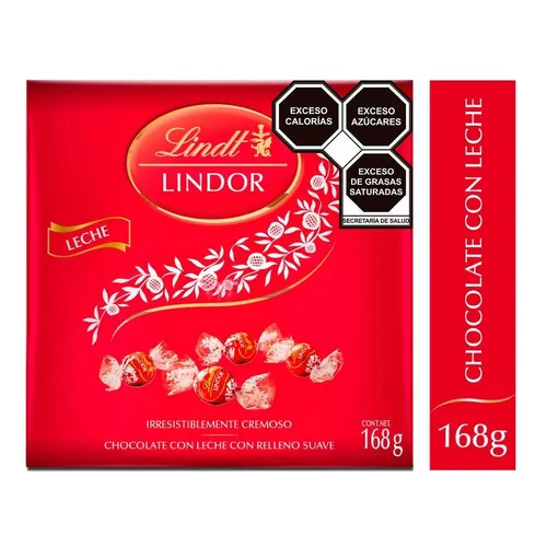 Chocolate Lindt Lindor Leche Caja 168 g