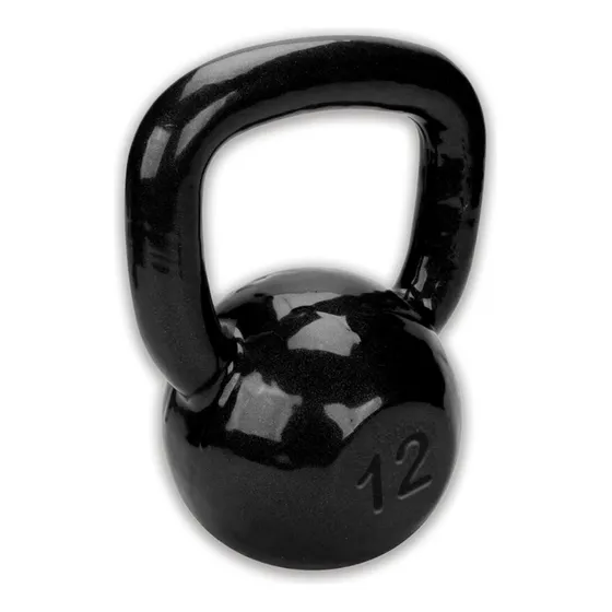 Halter Kettlebell 12 Kg Emborrachado - Peso De Academia