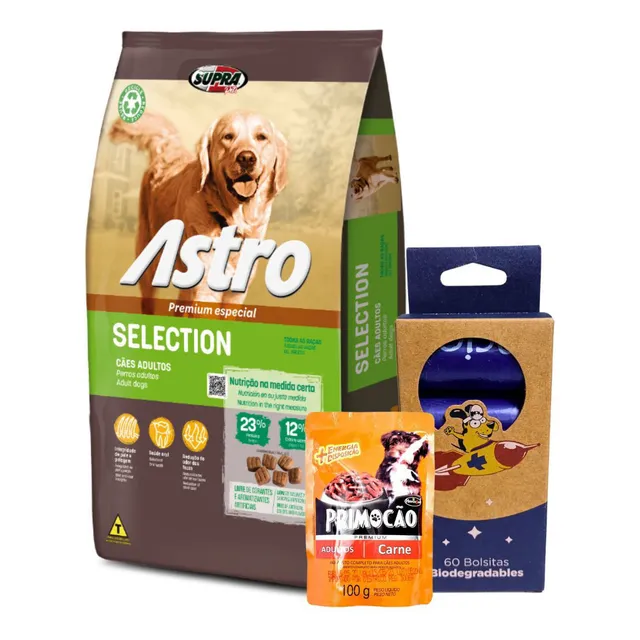 Alimento Astro Selection 15kg + 2kg + Regalo + Envío!