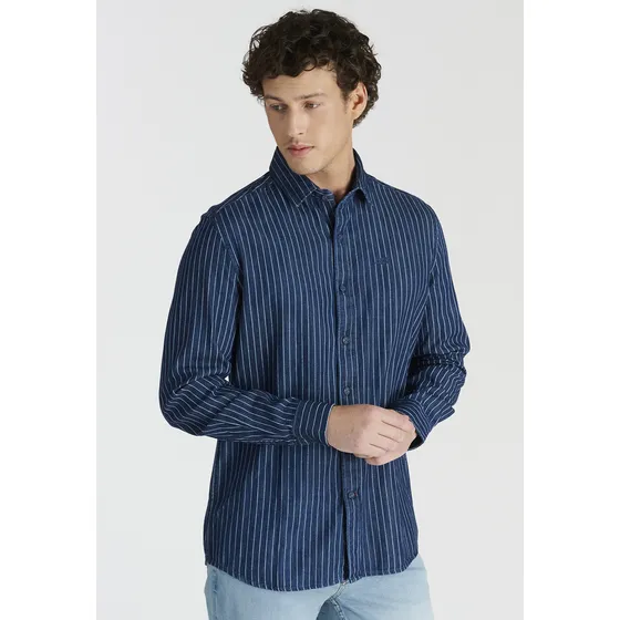 Camisa Ethan Avant-garde Azul Fw25 Newman