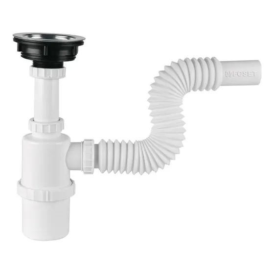 Céspol De Bote Con Contracanasta Acero Inox. Foset 49506
