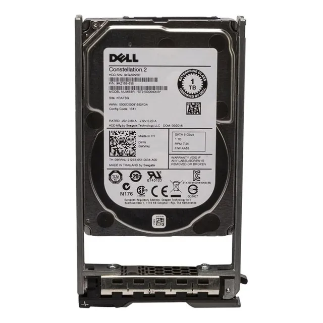 Dell 09kw4j 1tb 7.2k 6gb/s Sata  Seagate St91000640ns