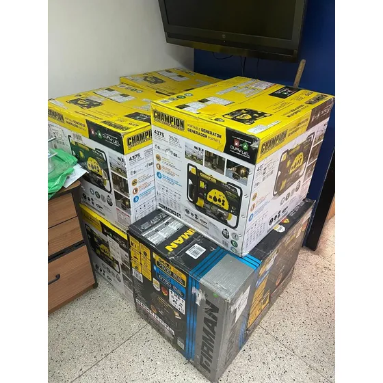 Planta Eléctrica Champion 4375w / 3500w Dual Gas / Gasolina