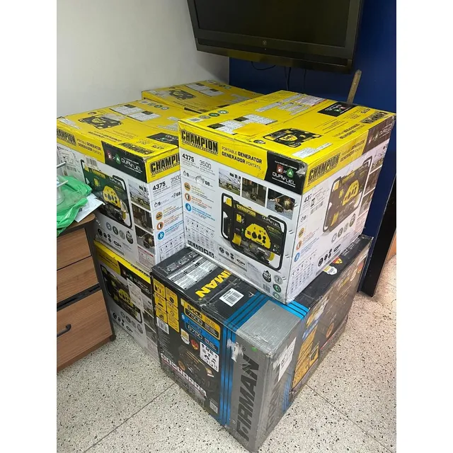 Planta Eléctrica Champion 4375w / 3500w Dual Gas / Gasolina