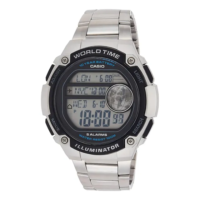 Reloj Casio World Time Ae-3000wd-1avcf 100% Original Y
