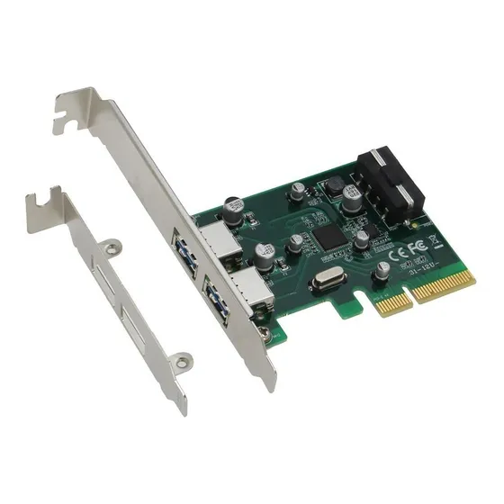 Sedna - Adaptador Pcie Usb 3.1 De 2 Puertos Tipo A (10 Gbps) Con Soporte De Perfil Bajo