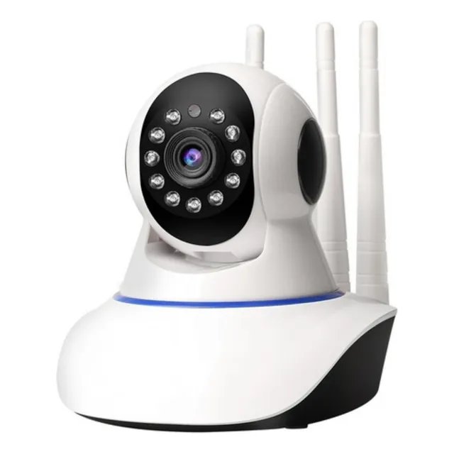 Camaras De Seguridad Ip Wifi 360° Vision Nocturna 3 Antenas