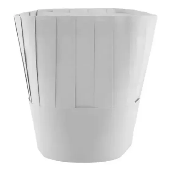 Gorro Chef Cocinero Desechable 9'' Blan Winco Ñ 1001 R