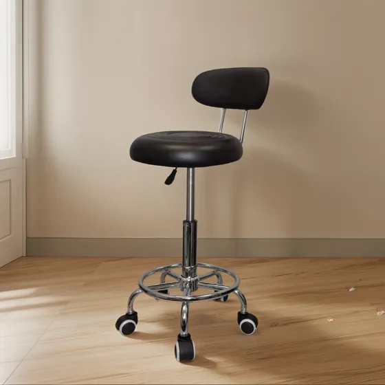 Taburete Banco Banqueta Elam Ideal Cajero Eco Cuero Premium