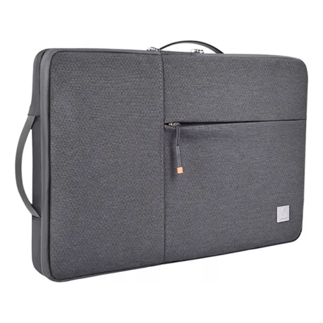 Funda Wiwu de doble capa para portátil de 13,3 correas, pantalla gris, tamaño 13,3