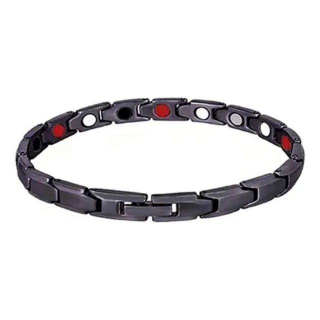 Pulseira Magnetica De Aço Inox De Íon Negativo Pulseira 
