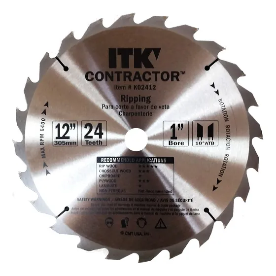 C M T - Sierra Circular Contractor (305mm X 25.4mm X 24z)
