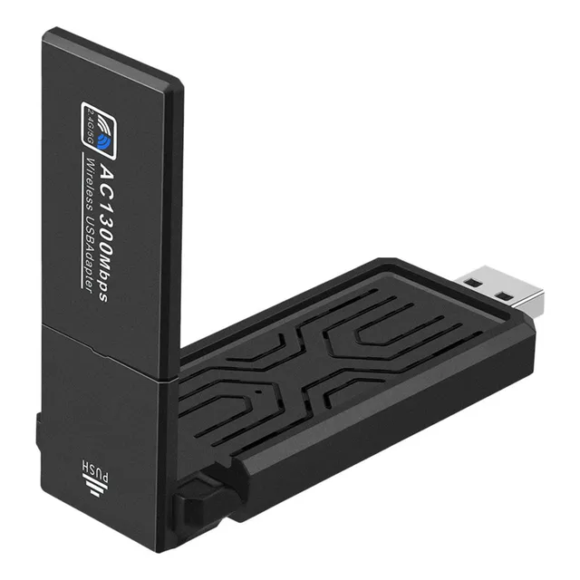 Adaptador Usb Wifi 5ghz 2.4ghz Ac1300mbps Usb3.0 Adaptadores
