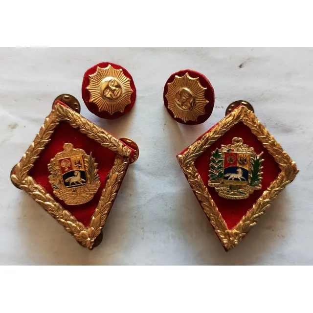 Antiguos Cuellos De General Venezolano Años 60! Oferta!