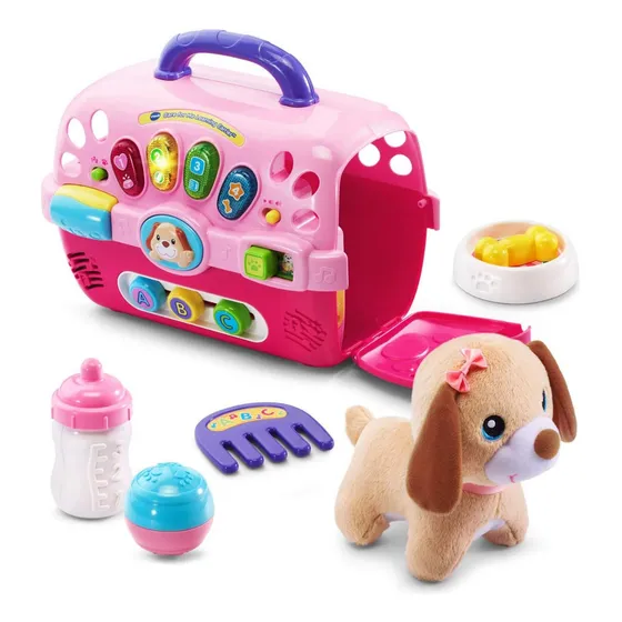 Vtech Care For Me Porta Mascotas, Música, Frases Y Luces. Color Rosa