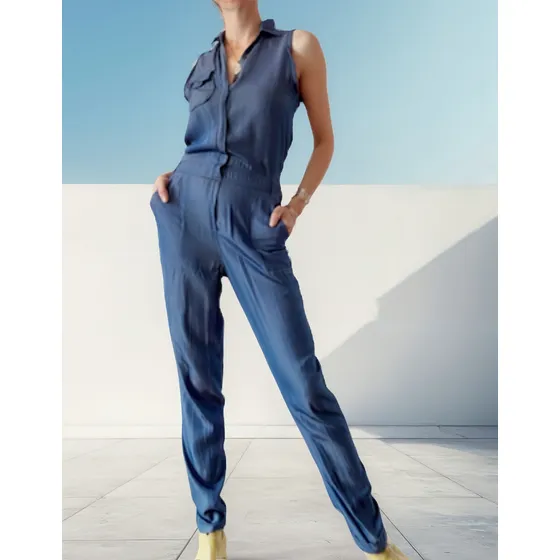 Mono De Jeans Verano Talle Xs / S