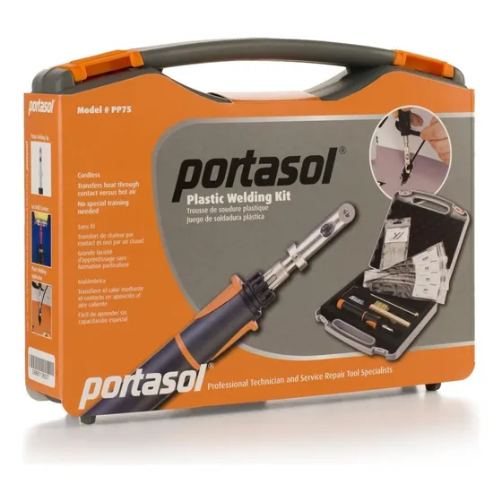 Portasol 11289210 Kit De Soldadura De Plástico Gris/naran...