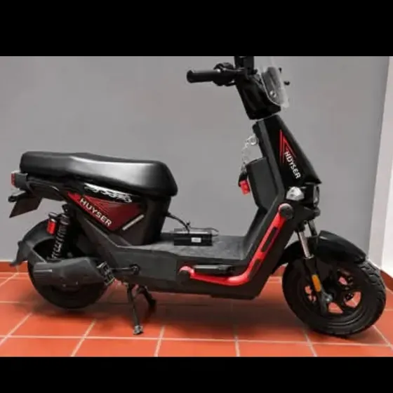 Bicicleta Electrica Huyser London Color Rojo/negro