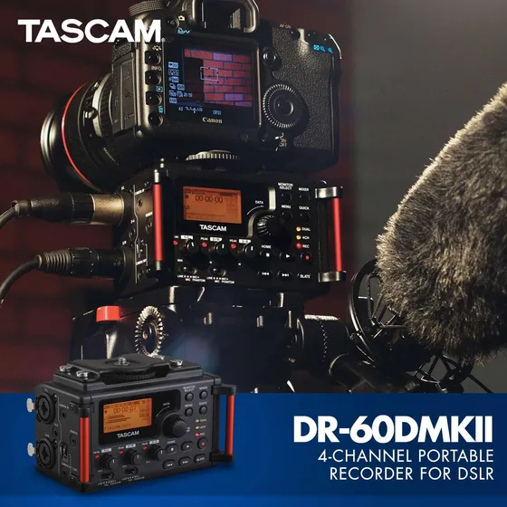 Tascam Dr-60dmkii 4-channel Grabadora Portatil Para Kit