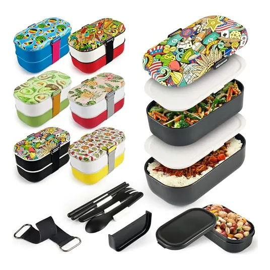 Hämtmat Bento Box Adult Lunch Boxes - Japonés Yw87i
