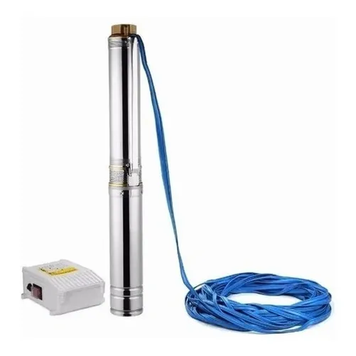 Bomba Sumergible Pozo Profundo 4puLG 0,75hp 58mts Marca Leo