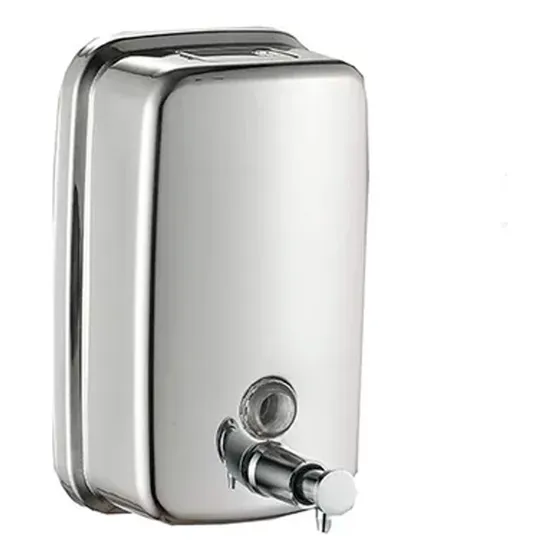 Dispenser Jabon Acero Inoxidable Pared Shampoo Acondiconador