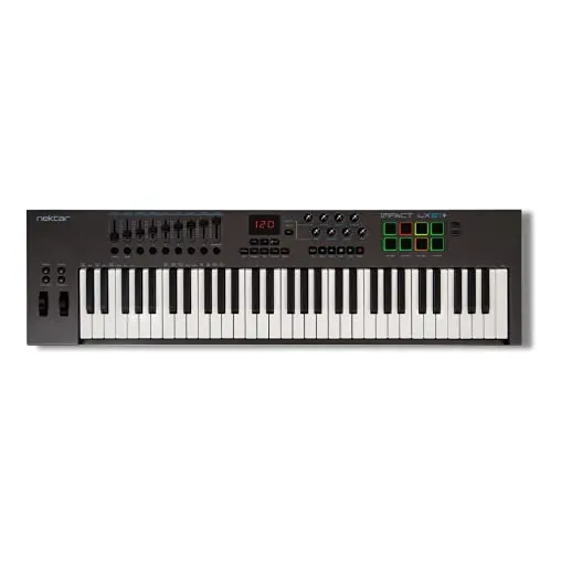 Controlador De Teclado Nektar Impact Lx61+, Multicolor