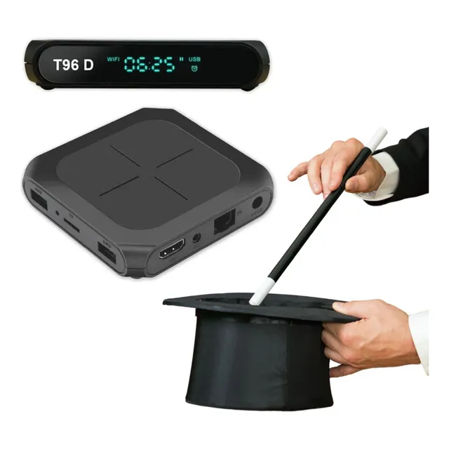 Conversor Tv Box Smart Hd 4k 2gb Ram 16gb Disco Android Hdmi