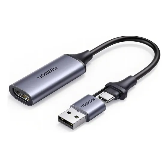 Placa De Captura De Vídeo Hdmi Via Usb/usb-c Ugreen 40189