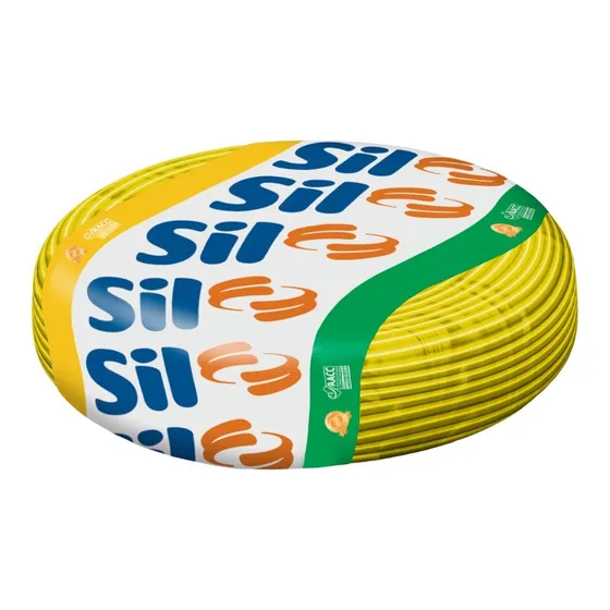 Fio Eletrico 4mm Cabo Flexivel Sil Cores: 15 Metros
