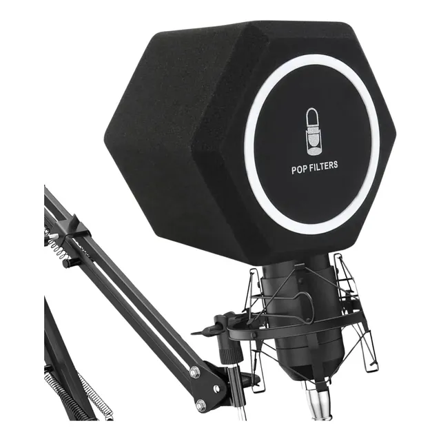 Esfera Acustica Cabina Para Grabar Voces Con Filtro Anti Pop
