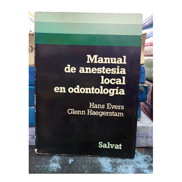Manual De Anestesia Local En Odontología