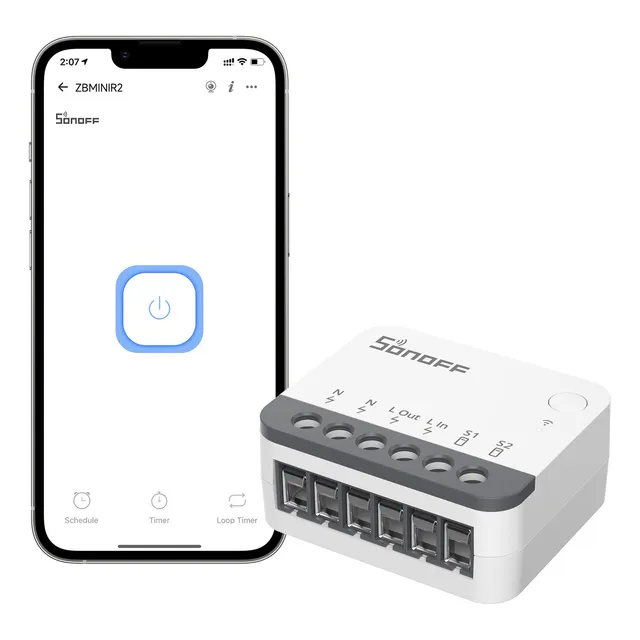 Sonoff Zbminir2 10a Zigbee Interruptor Inteligente Relevador