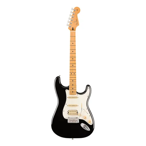Fender, Guitarra Eléctrica Stratocaster Hss Player Ii, Black Color Negro Material Del Diapasón Maple Orientación De La Mano Diestro