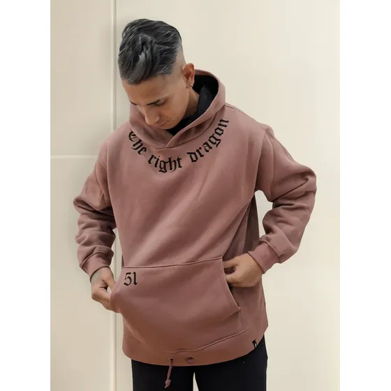 Buzo Canguro M51jean Hombre Estampado Cn Capucha