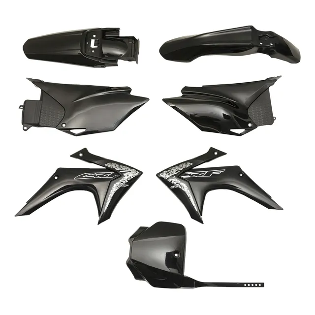 Kit De Plasticos Completo Honda Crf 230 Negro Mtc